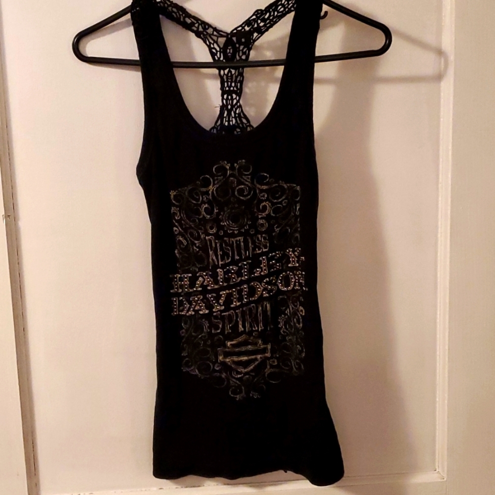 Gorgeous Harley Davidson tank top small